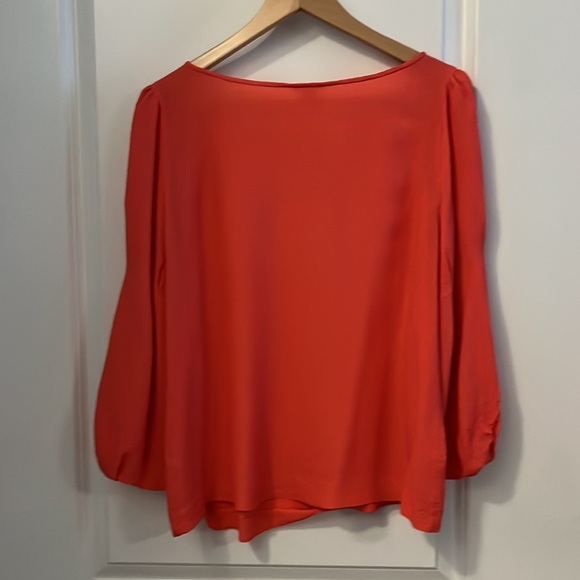 J. Crew, Size 10, Peach coloured blouse - Picture 5 of 6
